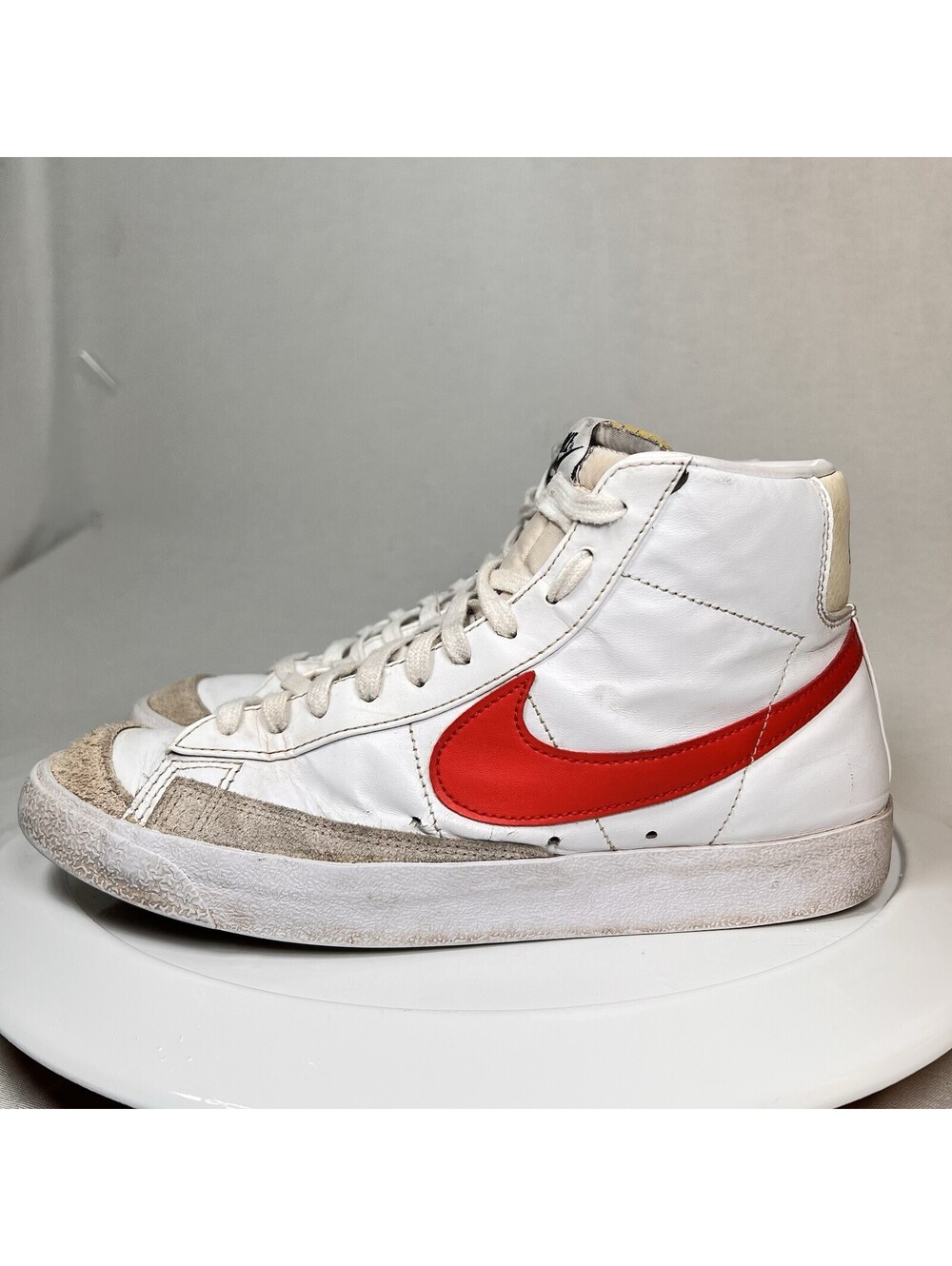 Nike Blazer Mid 77 Vintage White Picante Red BQ6806-122 Men’s Sz 10.5